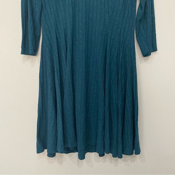 TORRID Teal Sweater Skater Dress Size 0X - Picture 5 of 14